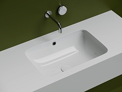 Ceramicanova Мебельная раковина Element 54 CN7018 белая – фотография-3