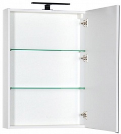 Aquanet Зеркальный шкаф "Алвита 60" белый – фотография-2