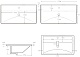 Aquanet Тумба с раковиной Вега 2.0 100 Ирис подвесная черная матовая – фотография-36