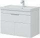 Aquanet Мебель для ванной Ирис New 80 подвесная белая глянцевая – фотография-27