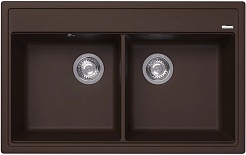 Florentina Мойка кухонная Липси 820 брауни – фотография-1