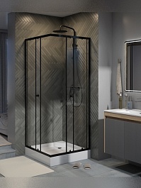 Teymi Душевой уголок Helmi 80х80 с поддоном T00602 – фотография-13