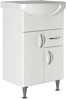 Mixline Тумба с раковиной Комфорт 50 Уют белая