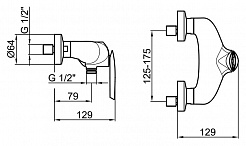 Webert Смеситель для душа Aria AI870102844082 Promice – фотография-5