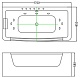 WeltWasser Акриловая ванна WW HB Bullen 170x85 WT с гидромассажем – картинка-6