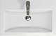 Viant Мебель для ванной Бостон 70 подвесная белая/дуб вотан – фотография-24