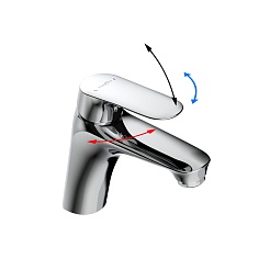 Tokito Смеситель для раковины TAKASE хром TOK-TAK-1011 – фотография-6