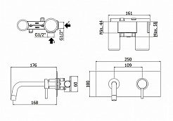 Paffoni Смеситель для раковины Light LIG101ROSE/M – фотография-2