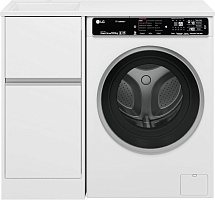 Misty Тумба с раковиной под стиральную машину Ингрид 100 L белая