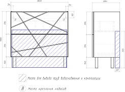 Vigo Мебель для ванной Geometry 2-800 белая – фотография-10