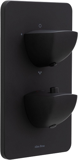 Allen Brau Смеситель для ванны Infinity 5.21316-31 (с внутренней частью, 3 выхода) черный матовый – фото-1