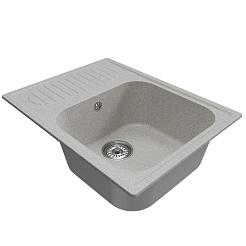 Mixline Мойка кухонная ML-GM18 серая – фотография-2