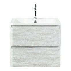 BelBagno Тумба под раковину Albano 60 подвесная Rovere Vintage Bianco – фотография-2