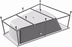 Vayer Каркас для ванны Trinity 160х120