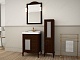 ASB-Woodline Зеркало для ванной Флоренция Квадро 60 бук тироль, массив ясеня – фотография-11
