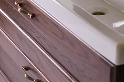 ASB-Woodline Тумба под раковину Прато 100 антикварный орех – фотография-3