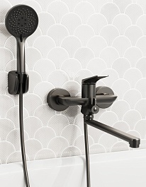 Tokito Смеситель для ванны MITSUISHI вороненая сталь TOK-MIT-1015GM – фотография-1