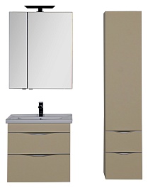 Aquanet Тумба с раковиной "Эвора 70" капучино – фотография-6