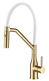 Frap Смеситель для кухни G4098-13 золотой сатин – фотография-1