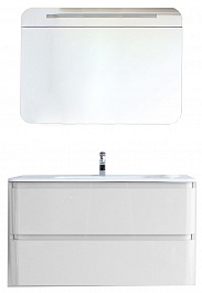 BelBagno Мебель для ванной ENERGIA 1000 Bianco Lucido, подсветка – фотография-1