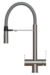 Mixline Смеситель для кухни 35k MLSS-0401 сатин – фотография-3