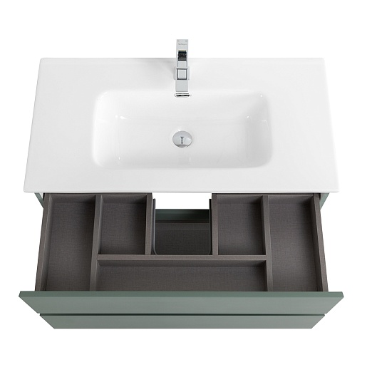 BelBagno Тумба под раковину Kraft 90 подвесная Еловый матовый – фотография-8