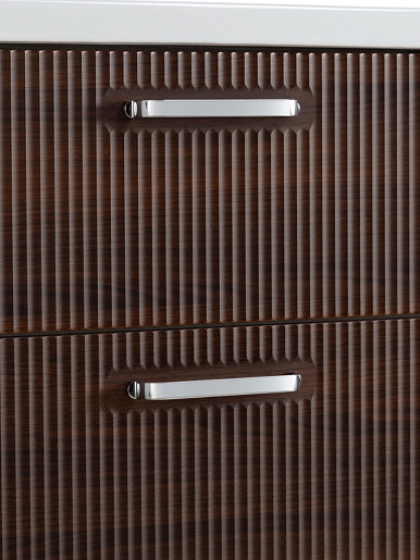 BelBagno Тумба с раковиной Due 50 подвесная Noce ручки Хром полированный – фотография-8