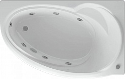 Aquatek Акриловая ванна Бетта 170 R с гидромассажем – фотография-1