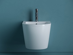 Ceramicanova Подвесное биде Uno CN11002 белое – фотография-4