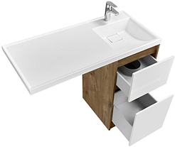 Акватон Тумба под раковину Лондри 40 дуб рустикальный – фотография-8