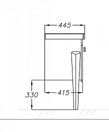  Мебель для ванной Заффиро 85 – фотография-3