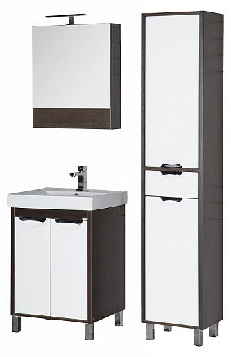 Aquanet Мебель для ванной  "Гретта 60" венге (172709) – фотография-10