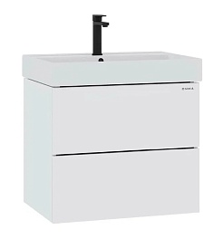 Onika Тумба с раковиной Эсквана 65 подвесная белая – фотография-1