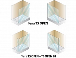 Kolpa San Душевая перегородка Terra TS Open 100 – фотография-2