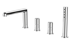 BelBagno Смеситель на борт ванны Uno UNO-BVD4-CRM хром