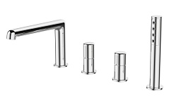 BelBagno Смеситель на борт ванны Uno UNO-BVD4-CRM хром – фотография-1