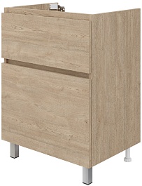 Teymi Тумба с раковиной Laina 60 дуб светлый – фотография-8