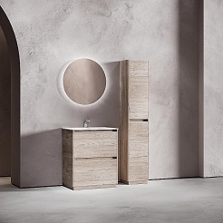 Sancos Мебель для ванной Libra Floor 70 дуб галифакс натуральный – фотография-2