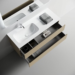 Sancos Тумба под раковину Folk 120 L капучино – фотография-2