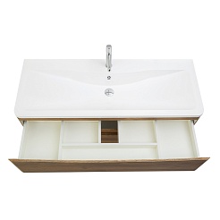 BelBagno Тумба под раковину Acqua 120 подвесная Rovere Rustico – фотография-4