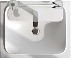 Am.Pm Тумба с раковиной Func 60 подвесная темное дерево – фотография-10