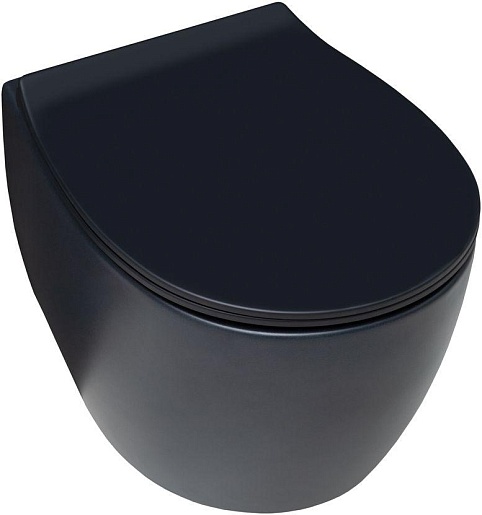 Allen Brau Чаша подвесного унитаза Fantasy 4.11004.31 чёрный матовый – картинка-5