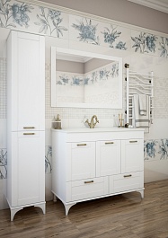 Sanflor Тумба с раковиной Ванесса 105/2 белая – фотография-4