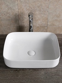 Ceruttispa Раковина накладная 50 CR0084 белая – фотография-2