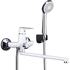 Frap Смеситель для ванны H31 F2231 белый/хром – фотография-1