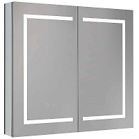 Aquatek Зеркало-шкаф 80 AQ7804-MLC с круговой подсветкой