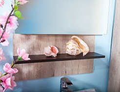 Бриклаер Мебель для ванной Карибы 50 дуб кантри/венге – фотография-3