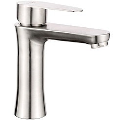 Frap Смеситель для раковины H48 F1048 сатин – фотография-1