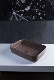 Allen Brau Мебельная накладная раковина Fantasy 50 4.11021.TP коричневый – фотография-6