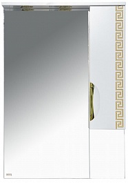 Misty Зеркало-шкаф Престиж 60 R белый/золотая патина – фотография-1